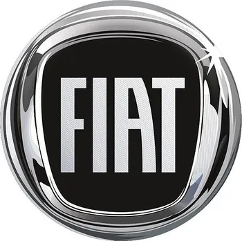 samolepka Panacea Pryskyřicové samolepky středy kol Fiat - chromová fólie - 4ks