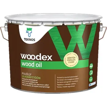 Olej na dřevo Woodex Wood OIL Olej na terasy 2,7L Bezbarvý TEKNOS