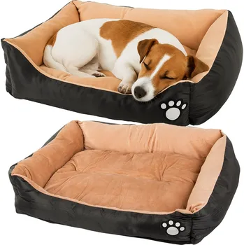 Pelíšek pro psa Pelíšek pro psy Przyjaciele černý 50 cm x 50 cm