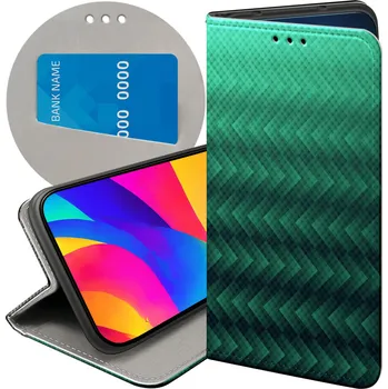 Pouzdro na mobilní telefon Flipové pouzdro Hello Case pro realme 12 5G zelené