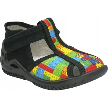 Chlapecká obuv Dětské papuče Bighorn černé, velikost 19