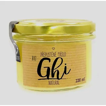 Přepuštěné máslo BIO Přepuštěné máslo GHÍ 220 ml GOODIE