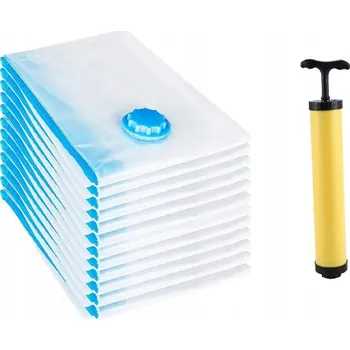 Úložný box VAKUOVÉ PYTLE na oblečení a Povlečení, SADA 10 KUSŮ, 60x80 cm + PUMPIČKA