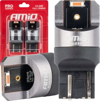 Povinná bezpečnostní výbava Žárovky AMiO PRO W21/5W 2 ks