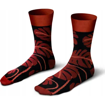 Pánské oblečení PÁNSKÉ PONOŽKY barevné, veselé, vtipné, NESPARELOVANÉ, Listy *42-44