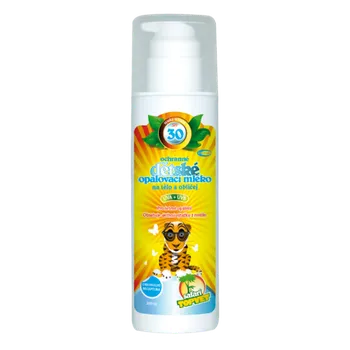 Přípravek na opalování Dětské opalovací mléko SPF 30 200 ml Topvet GREEN IDEA