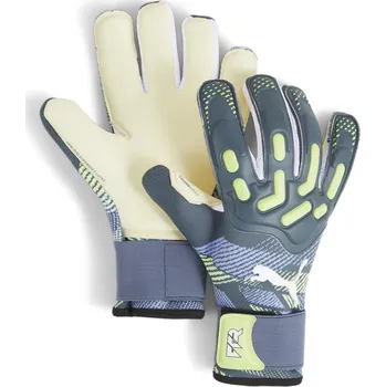 Brankářské rukavice PUMA Hybridní brankářské rukavice FUTURE Pro PUMA Gray Skies Fizzy Apple Yellow 8,5 ŠEDÁ|ŽLUTÁ