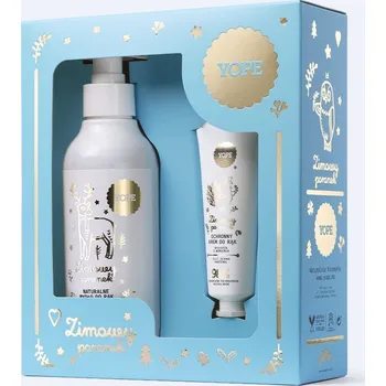 Péče o ruce YOPE Kosmetická sada Zimní Ráno | mýdlo 300ml | krém na ruce 50ml