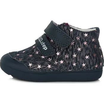 Dívčí obuv D.D.Step Celoroční obuv D.D. S066-386A - Royal Blue, hvězdičky Velikost: 24