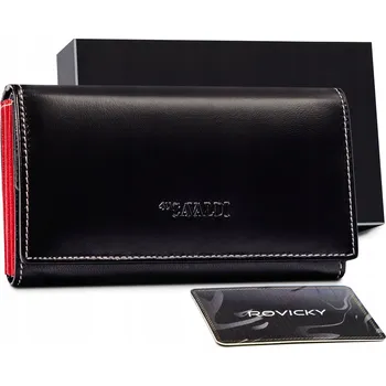 Peněženka Peněženka z pravé kůže černá RD-08-GCL-0498 BL-MU - dámská