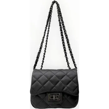 Kabelka MORANTI kabelka přes rameno přírodní kůže černá