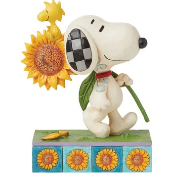 Figurka Sběratelská figurka z Peanuts - Figurka Snoopy Sunflower - Žádný - vícebarevný
