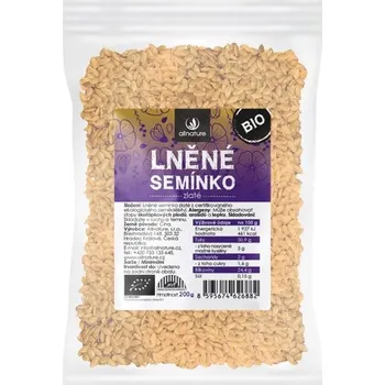 Lněné semínko zlaté BIO 200 g ALLNATURE