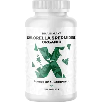 Přírodní produkt CHLORELLA - Spermidine Organic VARIANTY 200, 500 tbl. BRAINMAX Balení 2: 500 TABLET