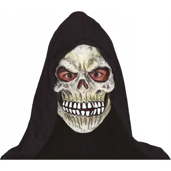 Maska na obličej Guirca 20517 latex kostlivec černá