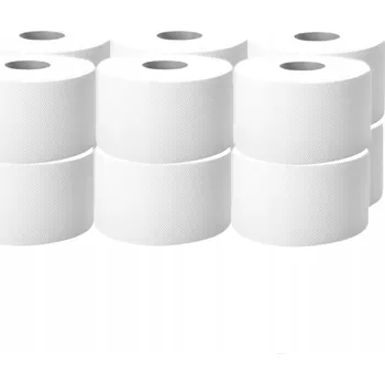 Toaletní papír Toaletní papír do zásobníku Jumbo, celulóza, 12 rolí x 100 m, 2 vrstvy