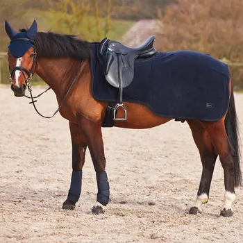 Deka pro koně Fleecová bederní deka Horze Marquess Dark Navy 155 cm