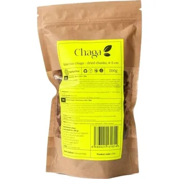 Přírodní produkt CHAGA - Sibiřská Čaga sušené kousky(4-5 cm) 200 g HERBATICA