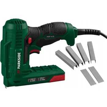 Sponkovačka PARKSIDE PHET 15 C2 Elektrická sešívačka 70W 2v1 na sponky a hřebíky