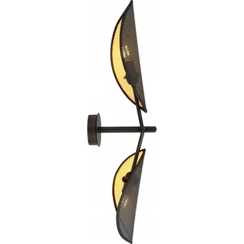 Nástěnné svítidlo VENE K2 BLACK/GOLD Nástěnné svítidlo Ocel lakovaná. Stínidlo černé 10W MAX LED