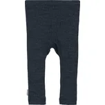 MIKK-LINE Dětské legíny z merino vlny modré Melange Blue Nights - Velikost: 98 Modrá 98
