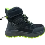 Zimní boty Apawwa LK936P-B-1, černá zelená Velikost: 34