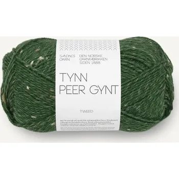 Příze Sandnes Garn Tynn Peer Gynt 8085 / lesní zeleň tvídová příze
