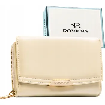 Dámská peněženka ROVICKY v krabička jako dárek, moderní peněženka s RFID ochranou STOP
