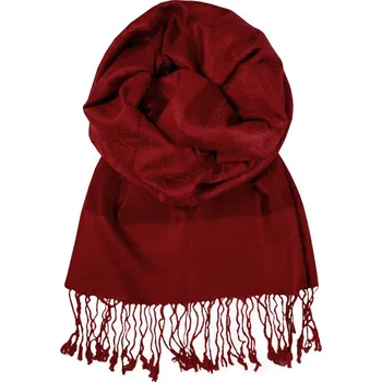 Šála Madrid Lux jednobarevný šál CHZ-104_24 tmavě červená
