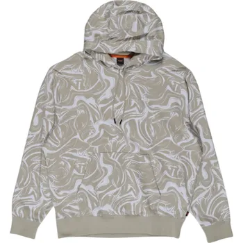 Pánská mikina Pánská mikina Boss s kapucí Boss bílá | kaki 3493603