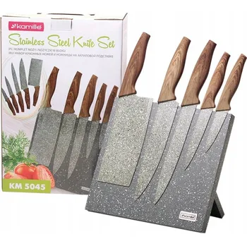Kuchyňský nůž NOŽE V BLOKU SADA NOŽŮ NOŽE KUCHYŇSKÉ KAMILLE