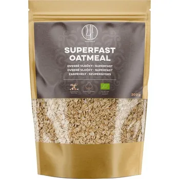 OVESNÉ Vločky SUPERFAST - BIO 200 g BRAINMAX