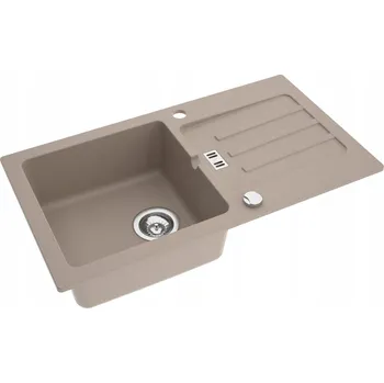 Granitový dřez Jednokomorový dřez Moderno Martha granit béžový