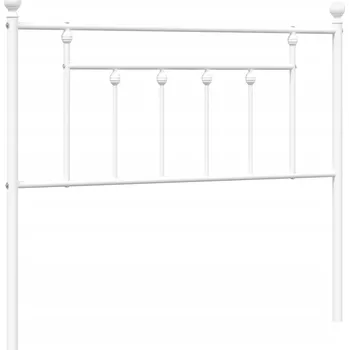 Kovové čelo, bílé, 107 cm
