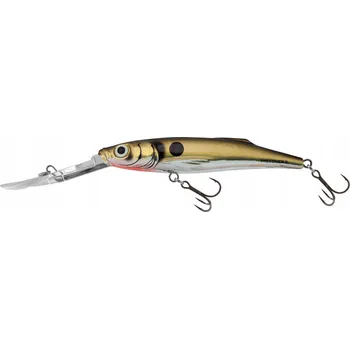 Umělá nástraha Salmo Wobler Freediver Super Deep Runner Gold Black Back - 12 cm 24 g