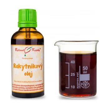 Doplněk stravy Rakytníkový olej 50 ml, 100 ml, 200 ml VARIANTY - přírodní za studena lisovaný - BYLINNÉ KAPKY s.r.o. Balení 2: 50 ml