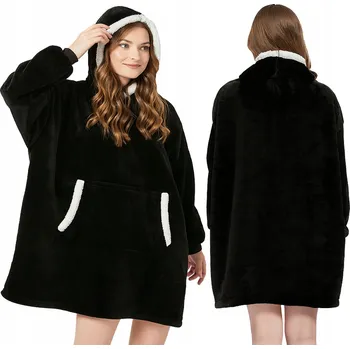 Podprsenka LUOYIMENG dámský župan s s kapucí, univerzální velikost