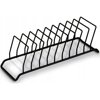 Poklice Stojan na poklice a talíře ocelový TADAR SLIM 28 x 9 cm K3