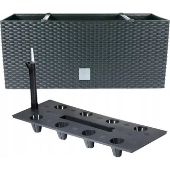 Květináč Květináč plast šedý Prosperplast 60 cm x 25 cm x 24 cm