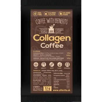 Káva COLLAGEN COFFEE - KOLAGENOVÁ KÁVA 3,1 g ALTEVITA