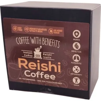 Káva REISHI COFFEE - HOUBA NESMRTELNOSTI - porcovaná káva 30 x 3,1 g ALTEVITA