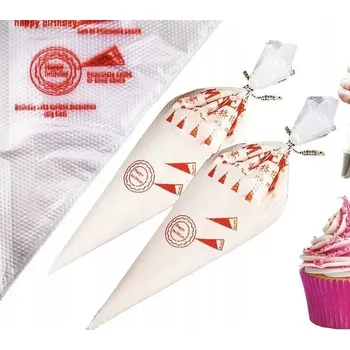 SÁČEK/RUKÁV CUKRÁŘSKÝ NA ZDOBENÍ POLEVOU KRÉMEM DORTŮ 100ks VELIKOST S #65