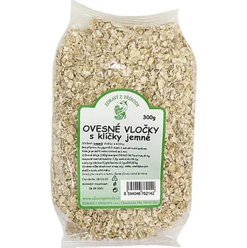 OVESNÉ vločky jemné s klíčky 300g ZDRAVÍ Z PŘÍRODY