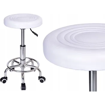 Barová židle Barová Židle eHokery bílý 59 cm umělá kůže