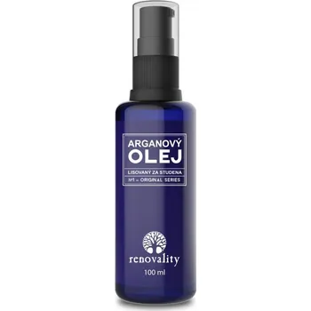 Pleťový olej ARGANOVÝ OLEJ ZA STUDENA LISOVANÝ 100ml S PUMPIČKOU RENOVALITY