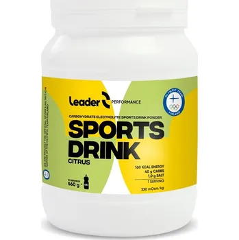 Nápoj pro sportovce Leader Sports Drink 560g citrus (Energetický a iontový nápoj)