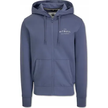 Pánská mikina Pánská mikina s kapucí Pitbull Pit Bull Sampson ZIP modrá L