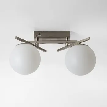 LED stropní svítidlo 2 stínidla koule NEBULA
