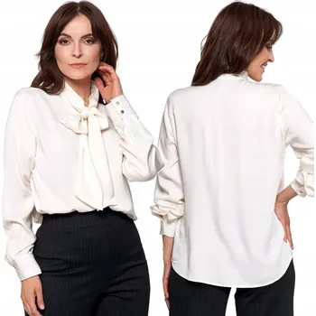 Dámská košile Moraj dámská košile s dlouhým rukávem, bez vzoru, bílá OKD3500-001 velikost S