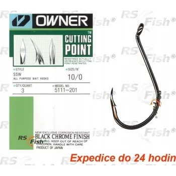 Rybářský háček Háčky na kapra Owner 5111 Carp Cut SSW s protihrotem, 8 ks